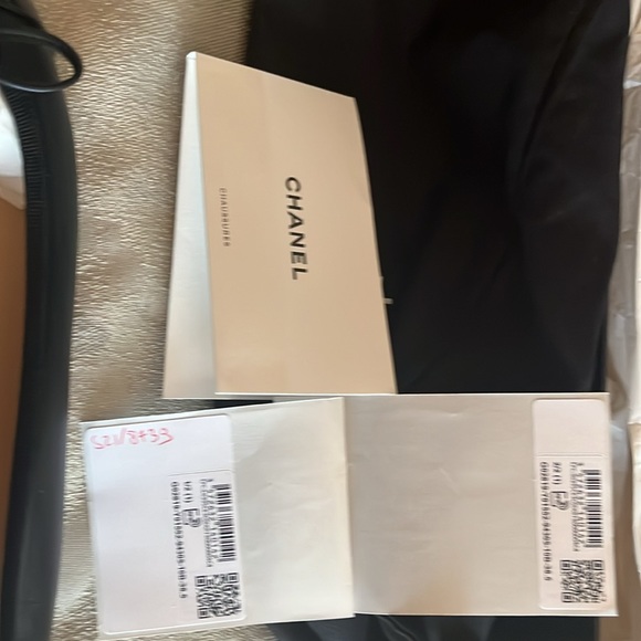 Chanel Black ballet flats NWT in box - Picture 6 of 7